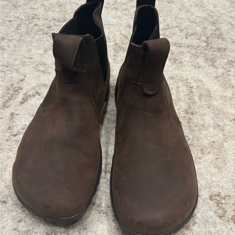 Lems Brown Waterproof Chelsea Boot- Men’s 9